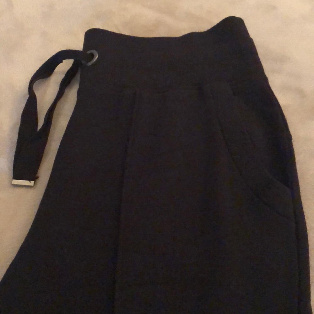 Athleta Black wide leg sweats